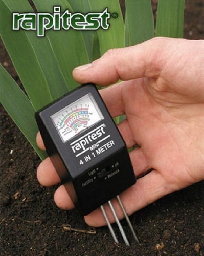 Rapitest Soil pH Tester Mini - 4-In-1 Kit