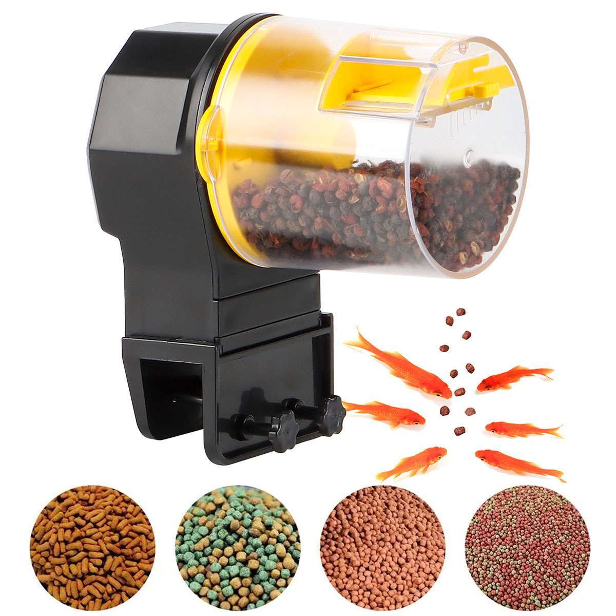 Adjustable Fish Feeder | Aquarium Tank Timer | Automatic Foo...