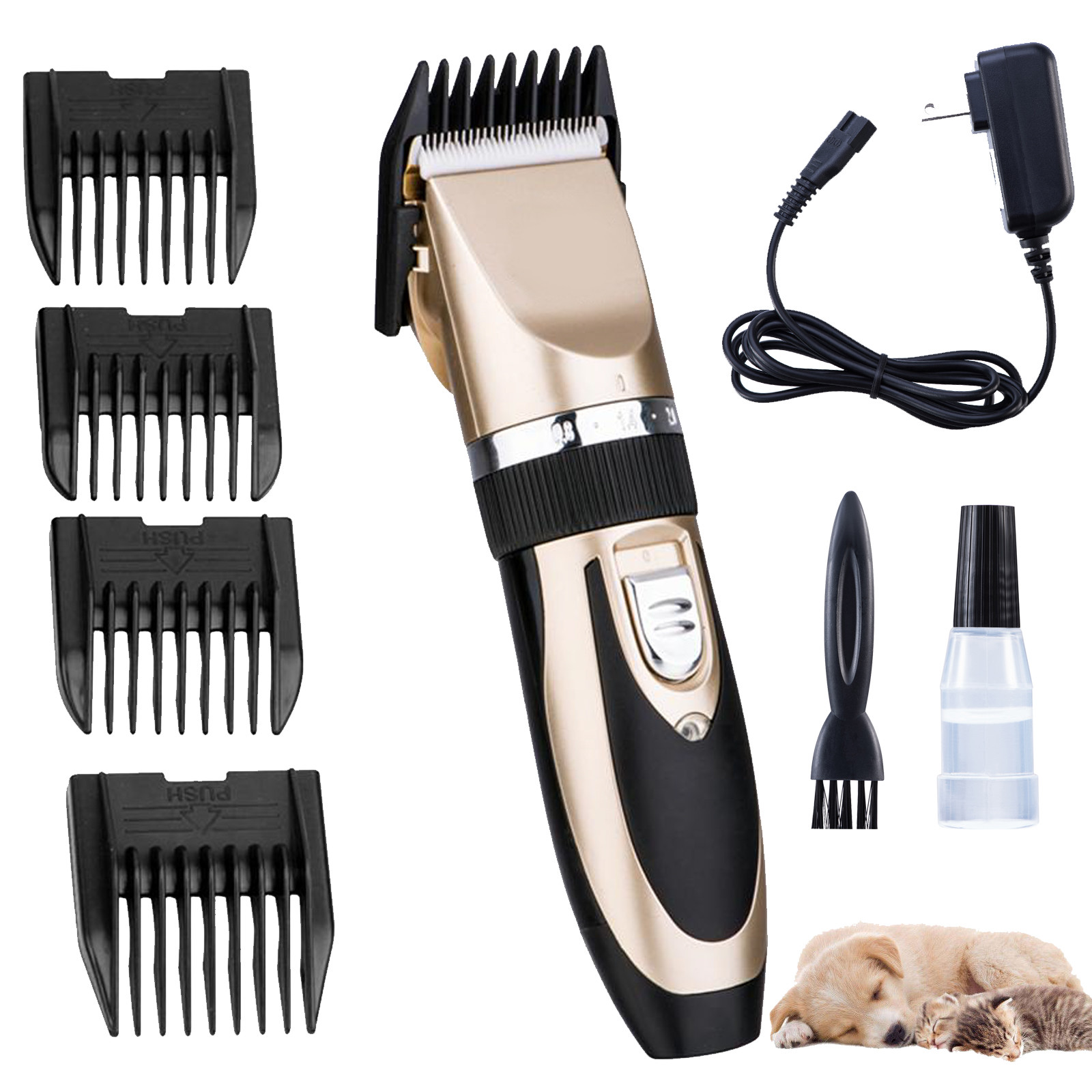 Electric Pet Hair Trimmer for Dogs & Cats - Quiet Clipper