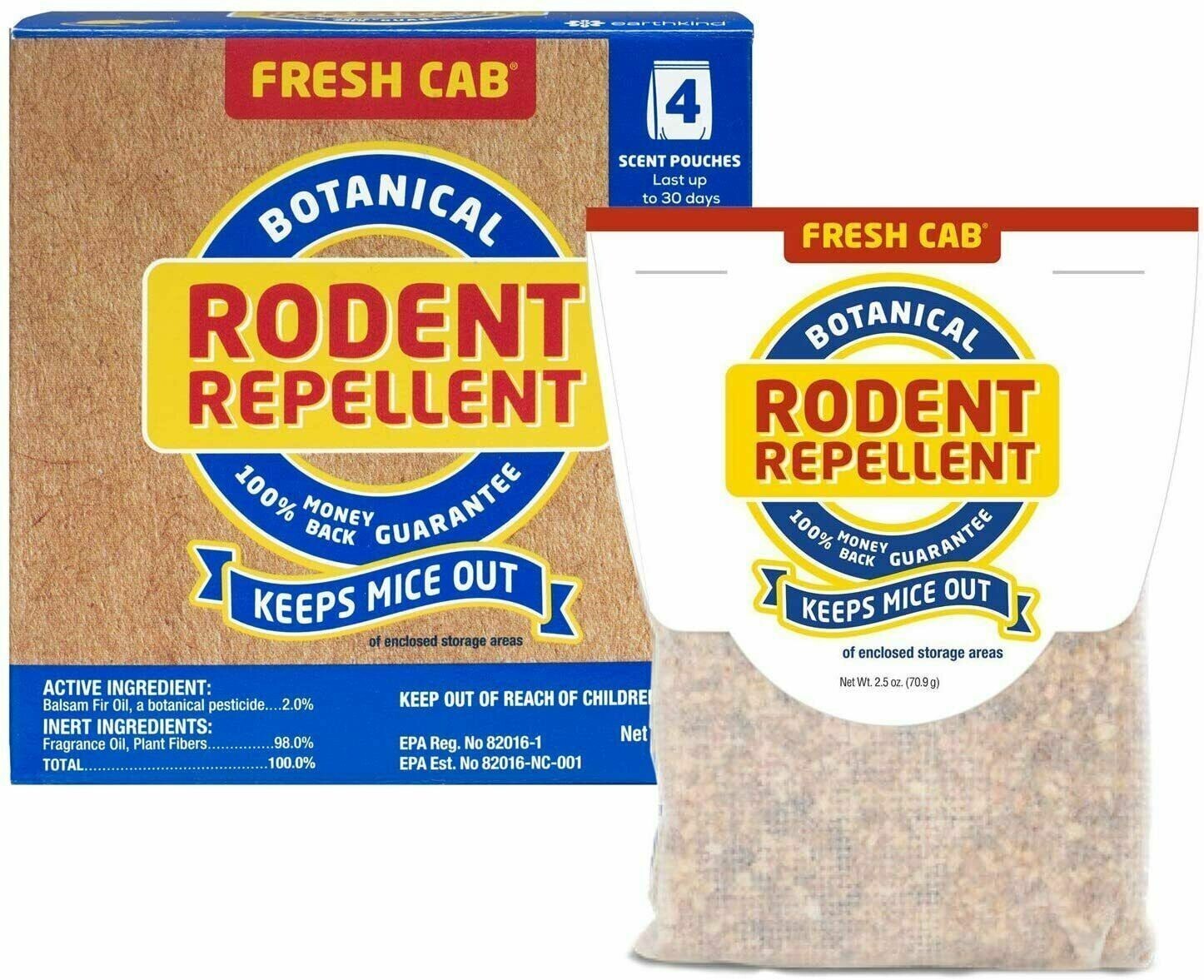 Cabbage Mouse Rodent Repellent Boxes - Fresh Packaged 4 Unit...