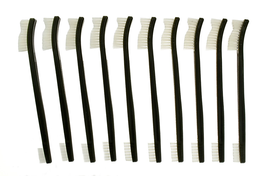 Double Ended Gun Cleaning Brush Set with Nylon Bristles and...