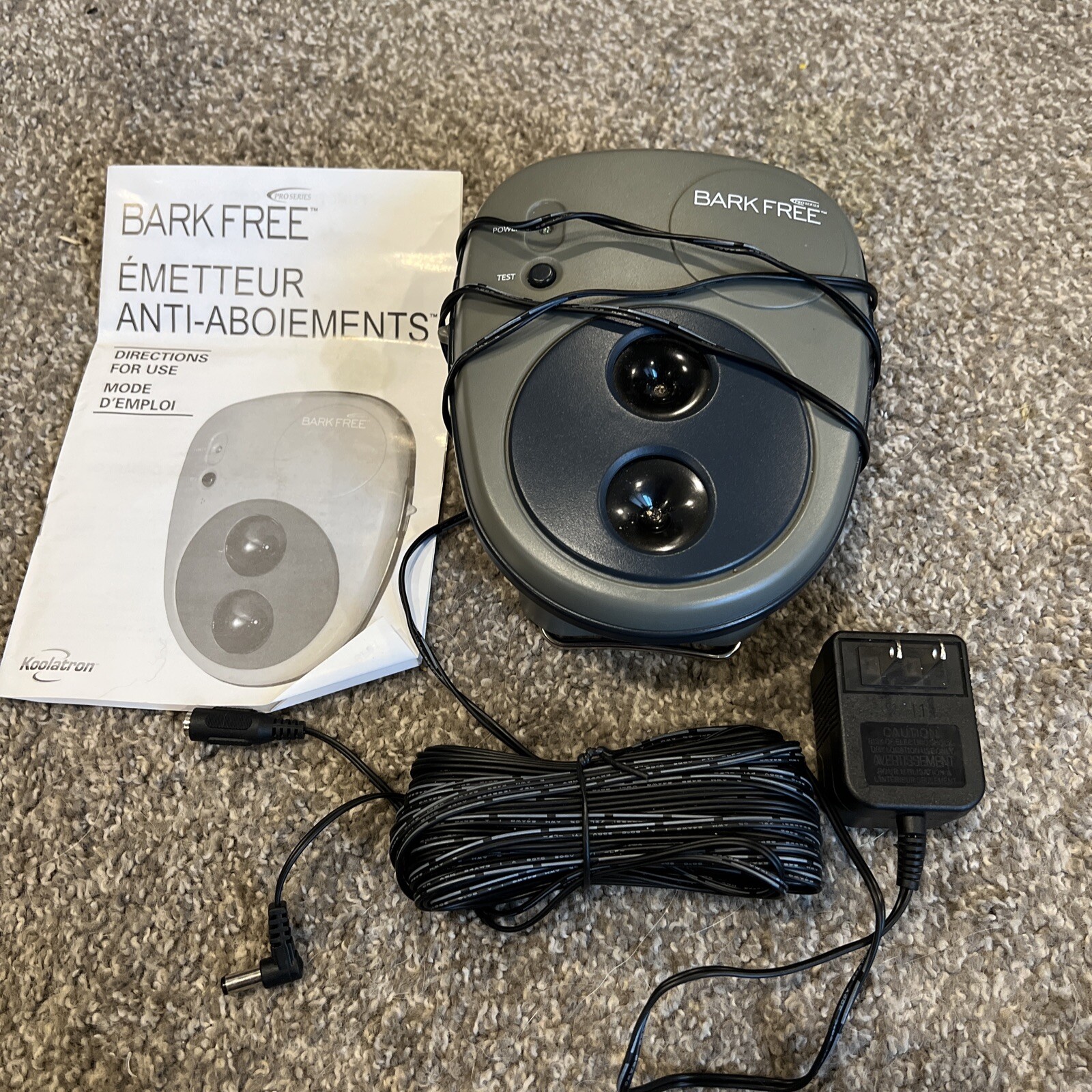 Koolatron Bark Free Dog Training Device Model BF01