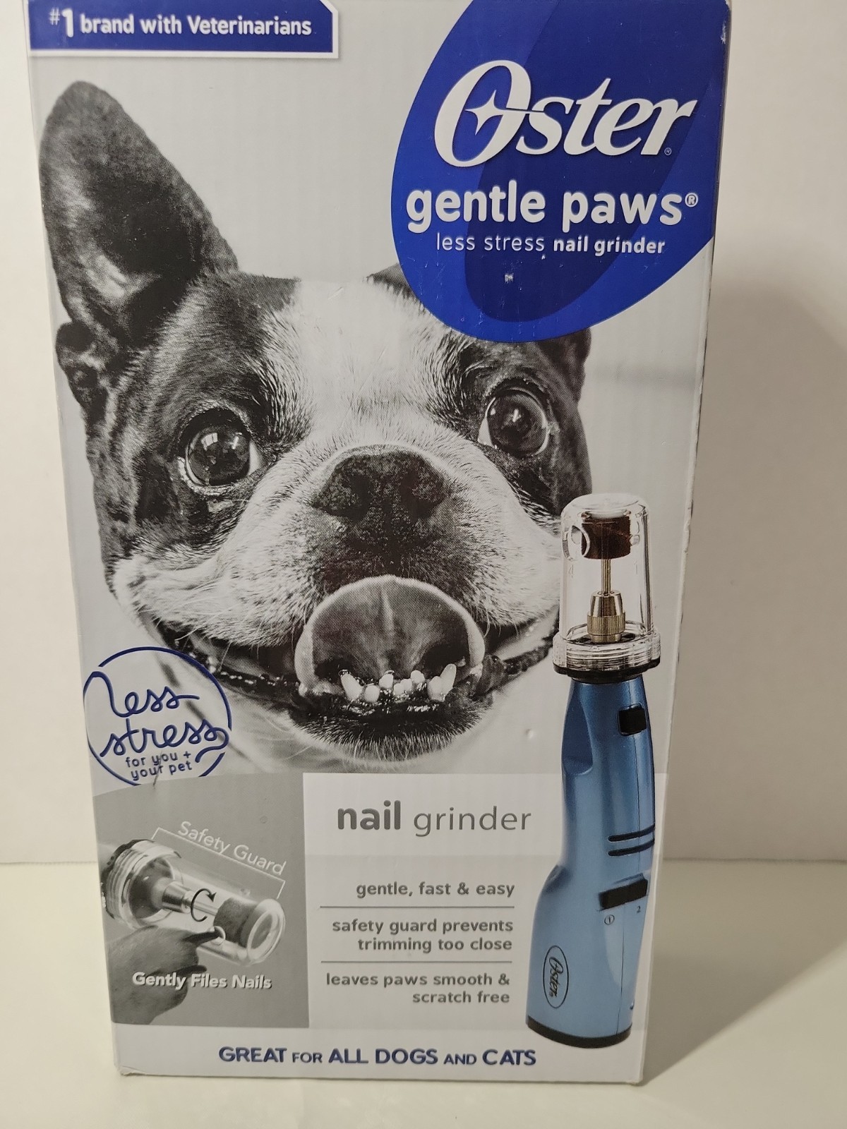 Oster Gentle Paws Nail Grinder for Pets - Quiet & Safe Trimm...