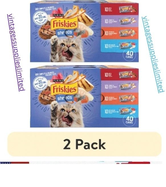 Purina Friskies Shreds Gravy Variety Pack Wet Cat Food 5.5 o...