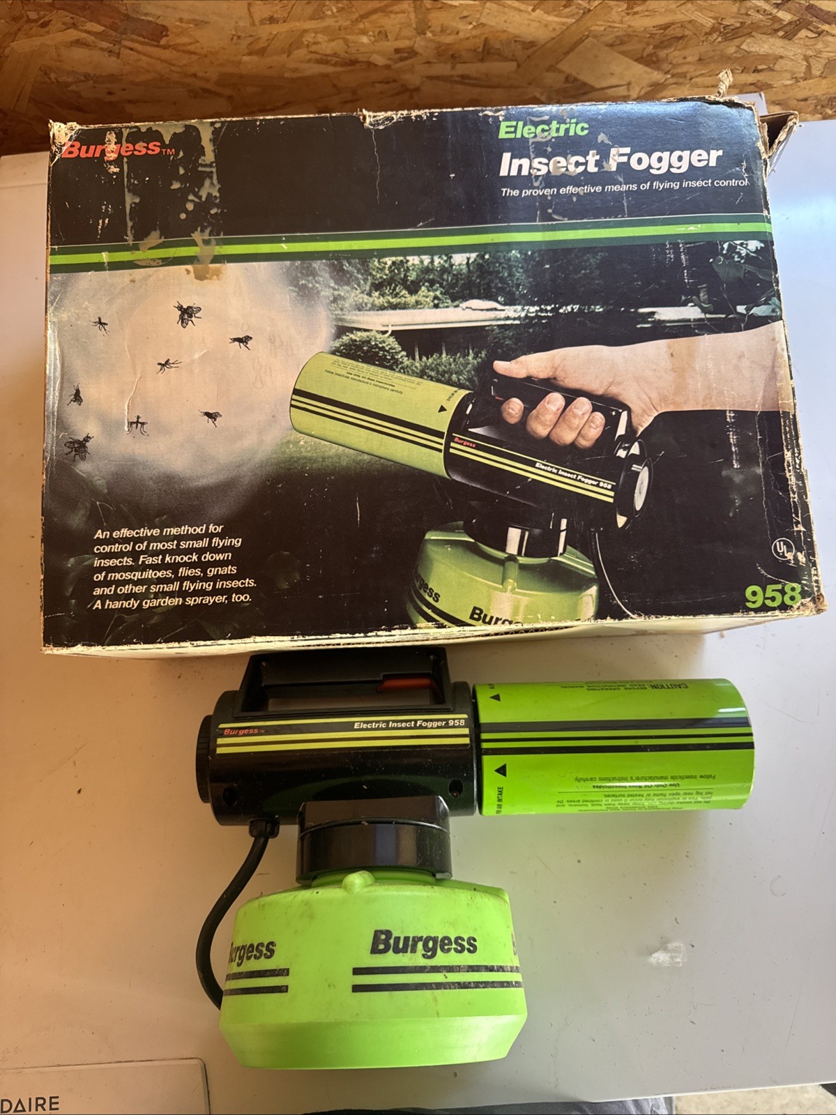 Burgess Electric Insect Mosquito Bug Fogger Killer Model 958...