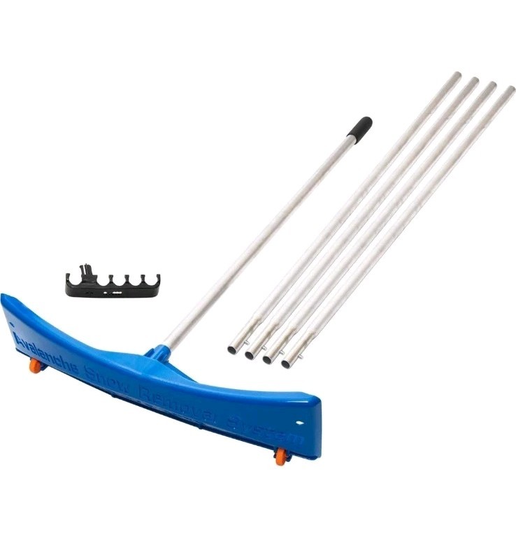 Snow Roof Rake Deluxe - Easy Snow Removal Tool Prevents Ice...