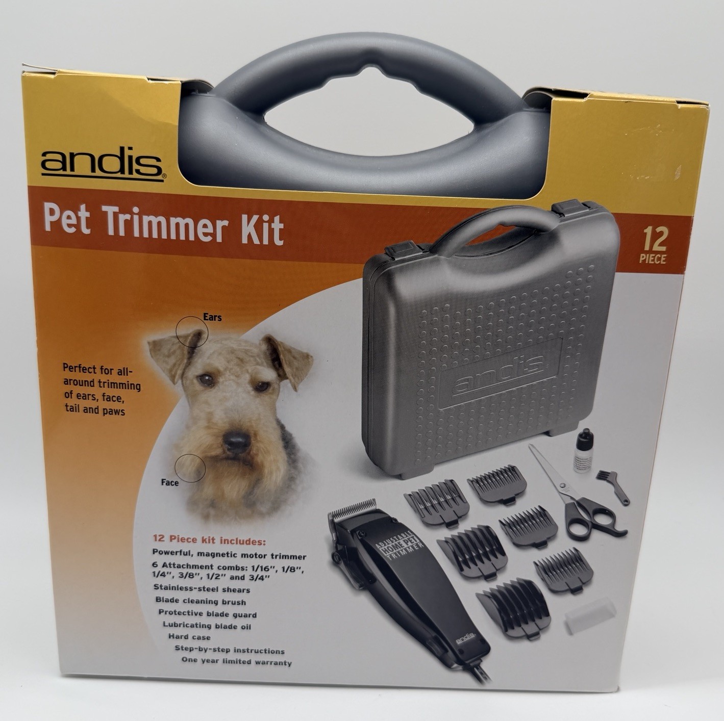 Andis Pet Trimmer Kit - 12 Piece Set
