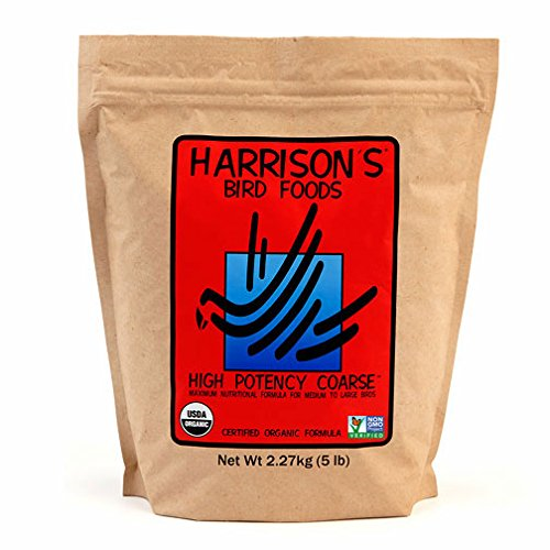 Harrison's High Potency Coarse Bird Food 5 Lb Organic for Me...