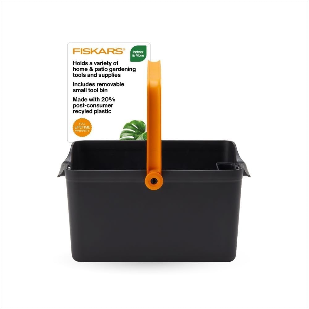 Fiskars Garden Tool Organizer Caddy - Portable Storage with...