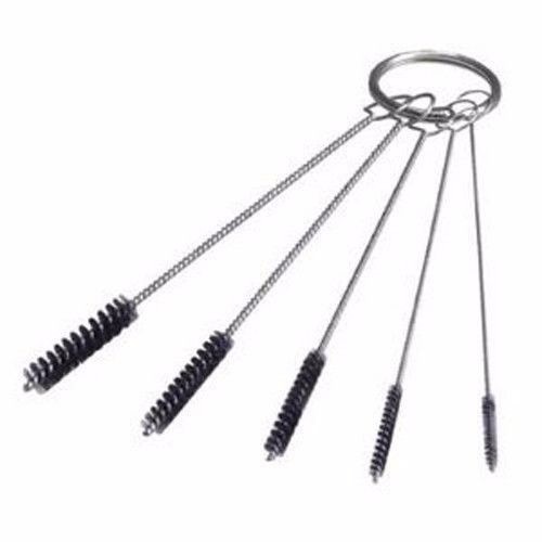 Pipe Cleaning Brushes — 5-Piece Nylon & Stainless Steel Bria...