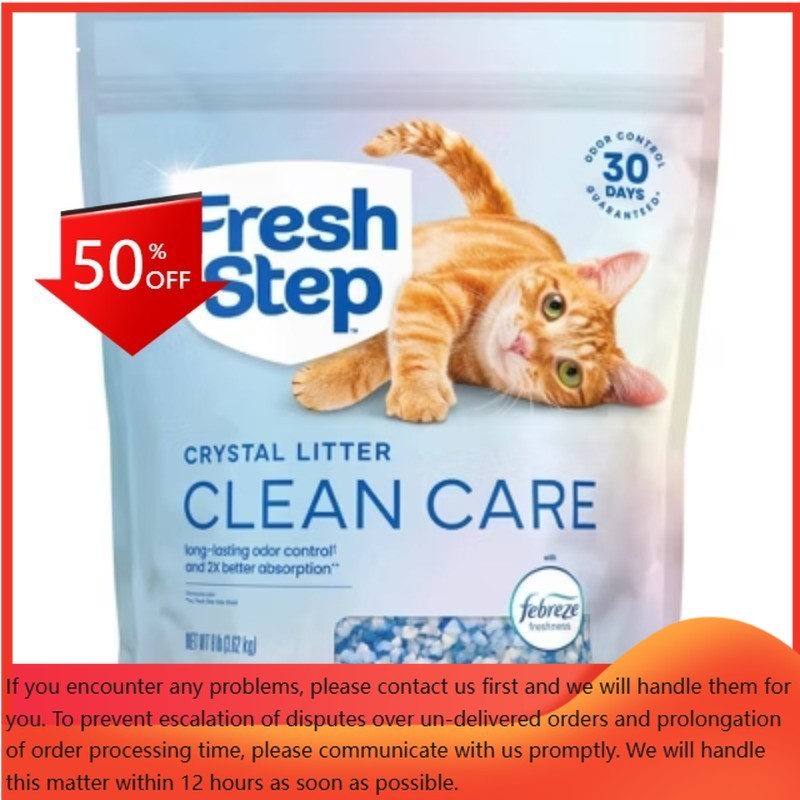 Fresh Step Crystals Premium Scented Cat Litter - 8lb