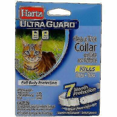 Hartz UltraGuard Flea & Tick Collar for Cats & Kittens, 7 Mo...