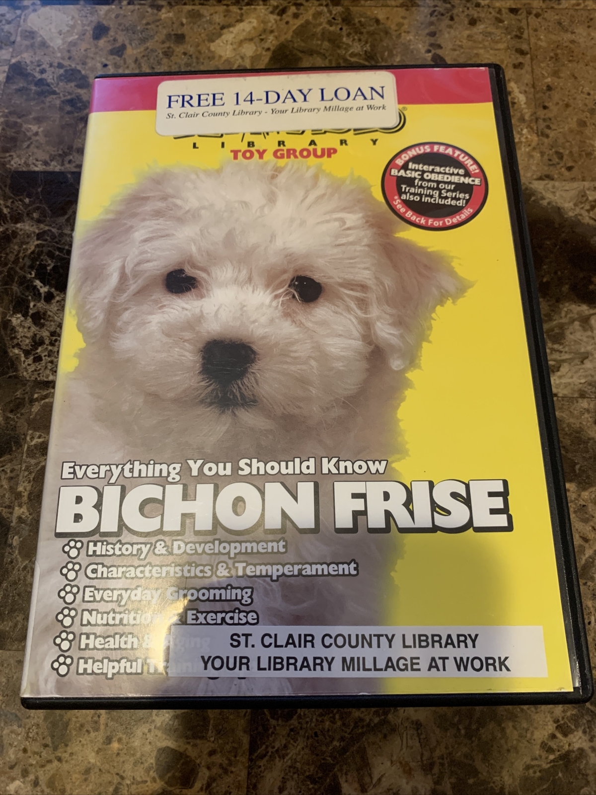 Bichon Frise Pet Video Library DVD