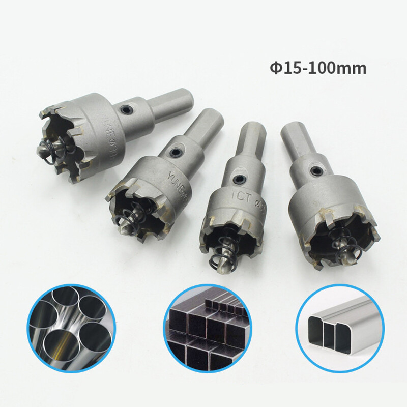 Craft Alloy TCT Carbide Hole Saw Drill Bit for Metal & Stain...