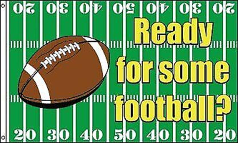 Football Polyester Flag Banner Sign