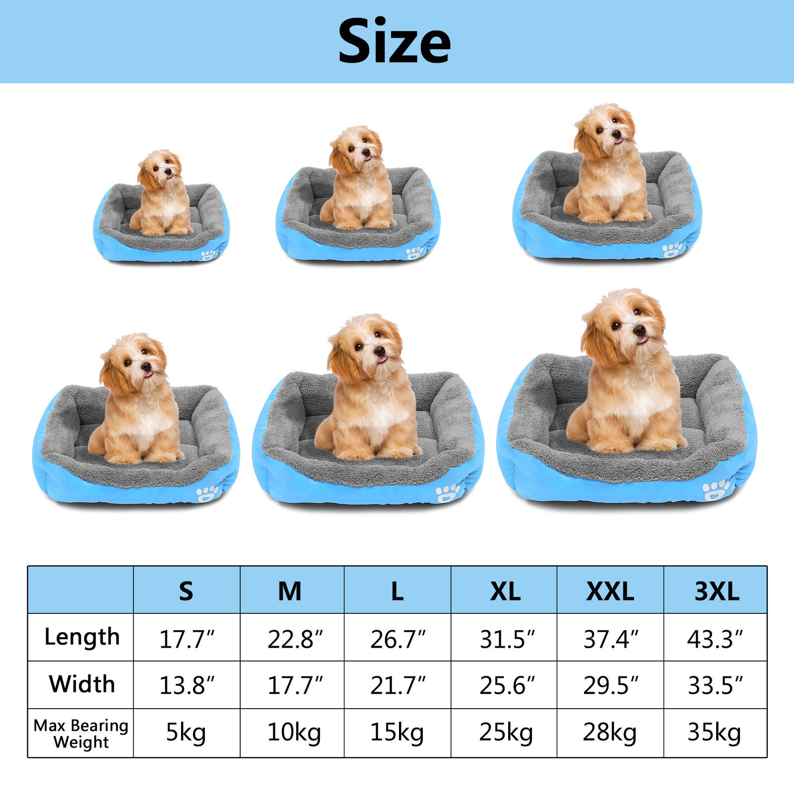Pet Dog Cat Calming Bed — Super Soft Warm Sleeping Nest Mat