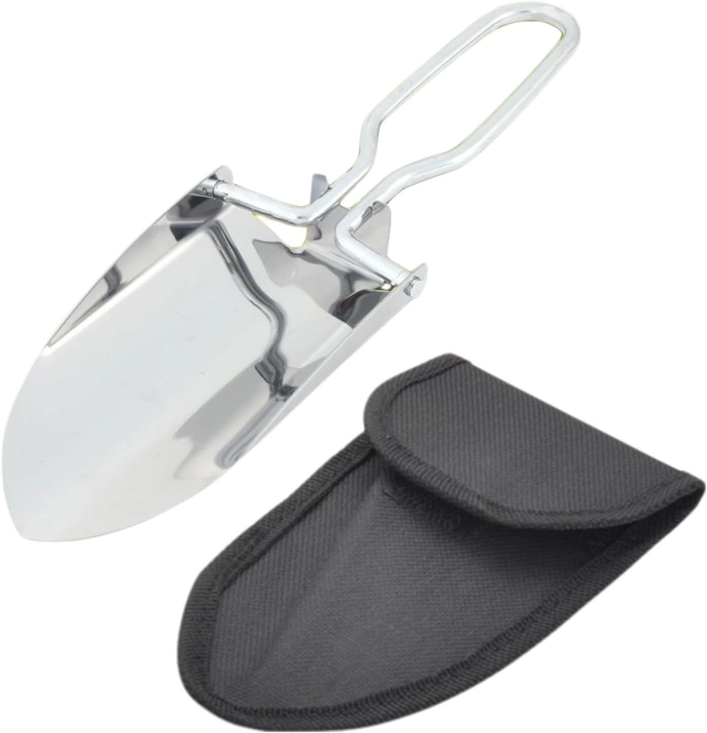 Mini Camping Oxford Stor Folding Shovel - Stainless Steel