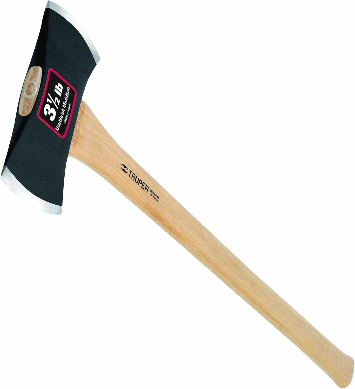 Michigan Axe Double Bit Tool, Hickory Handle, 35-Inch