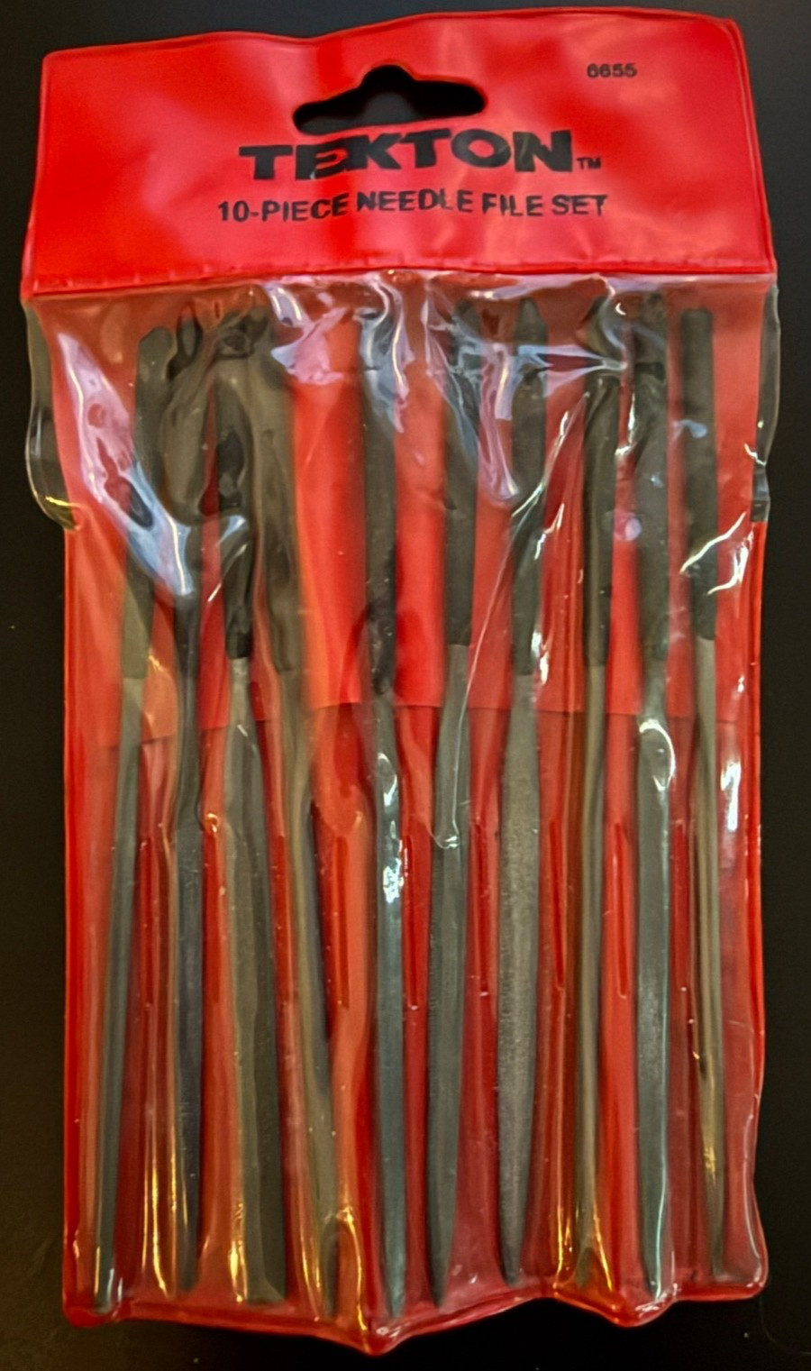 Tekton Steel Needle File Set Bundle - 10 Pieces