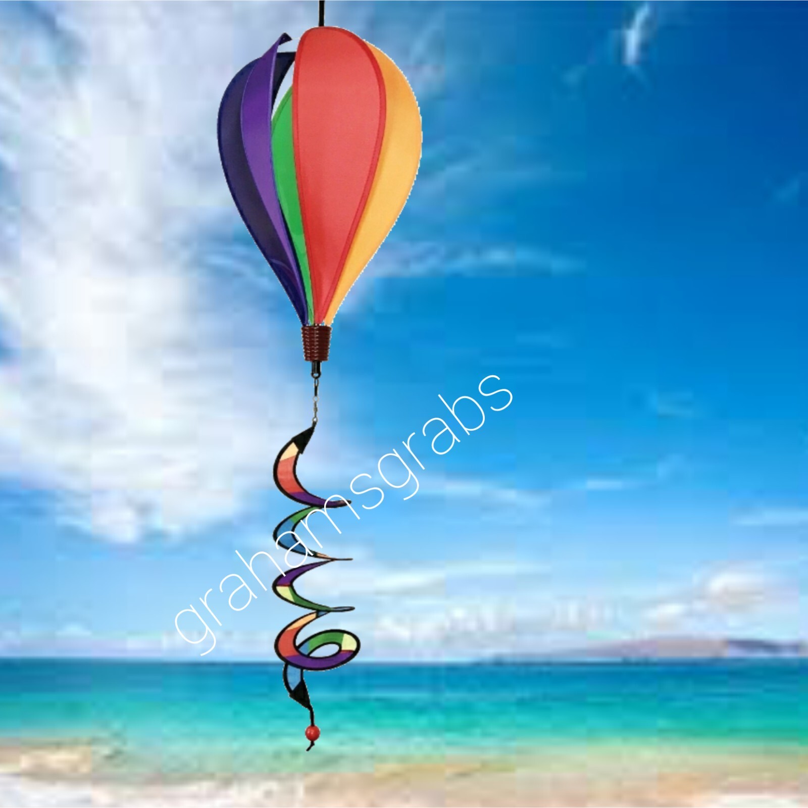 Rainbow Wind Spinner Balloon Twister Decor - IN THE BREEZE M...