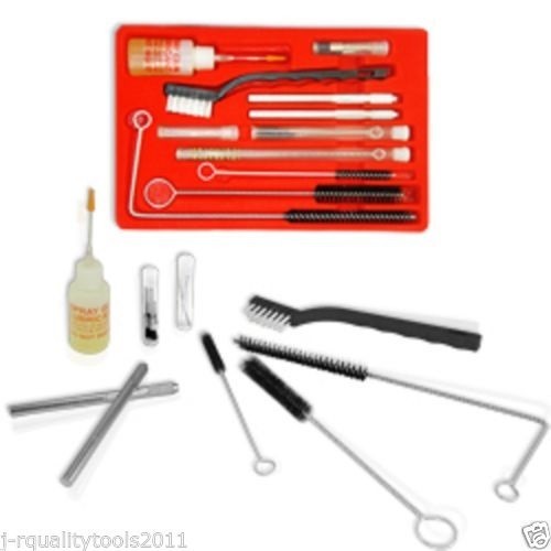 Pro Air Paint Spray Gun Cleaning Kit 23pc HVLP Gravity Airbr...