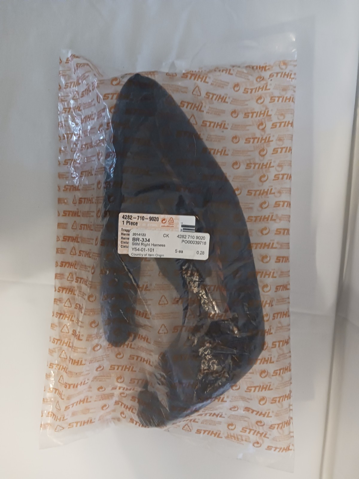 STIHL BR500/550/600 Right Side OEM Blower Strap