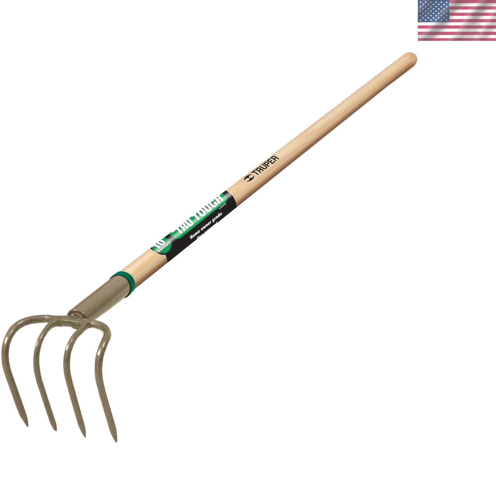 Tru Tough Cultivator - Elegant Ash Wood Handle - Gardening T...