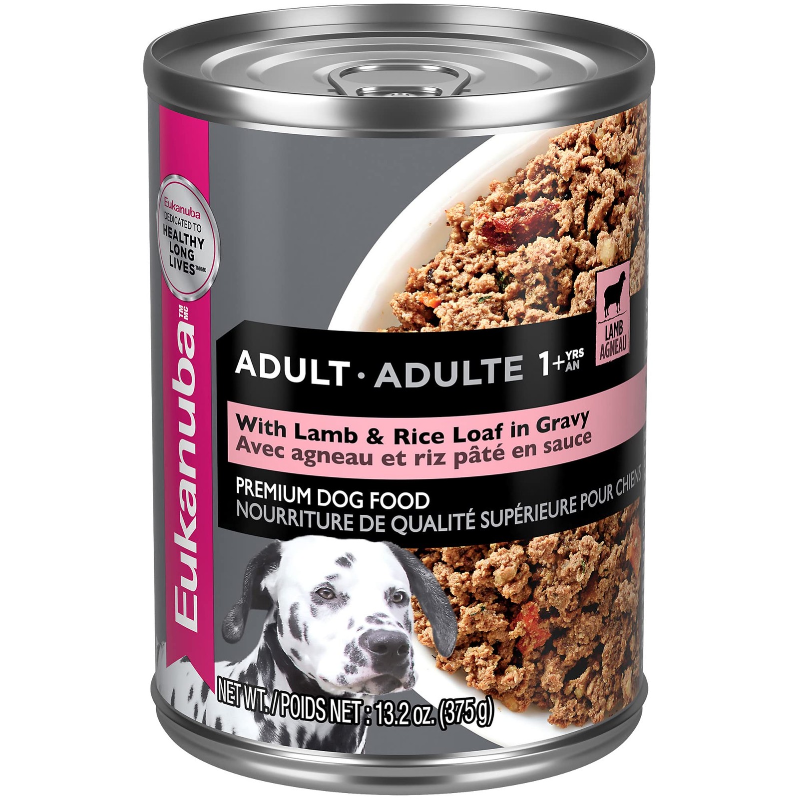 Adult Lamb & Rice Canned Wet Dog Food, 13.2 oz Can (12-Pack)