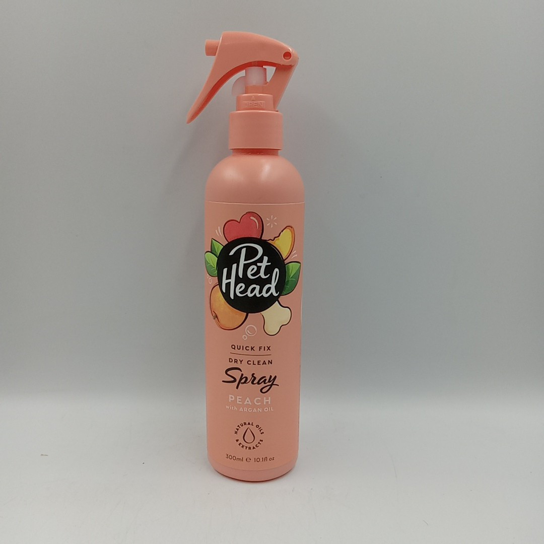 Dog Dry Clean Spray Peach Argan Oil 10.1oz