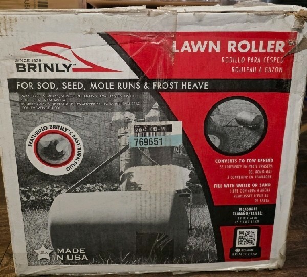 Combination Lawn Roller - 18" x 24" Capacity: 270 lbs
