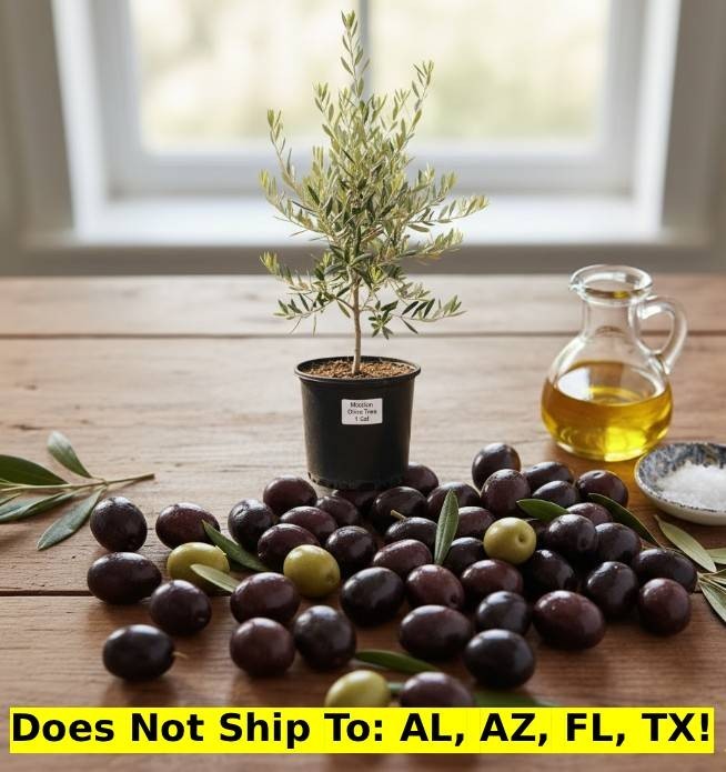 Mission Olive Tree 12-15"H Starter Fruit Tree