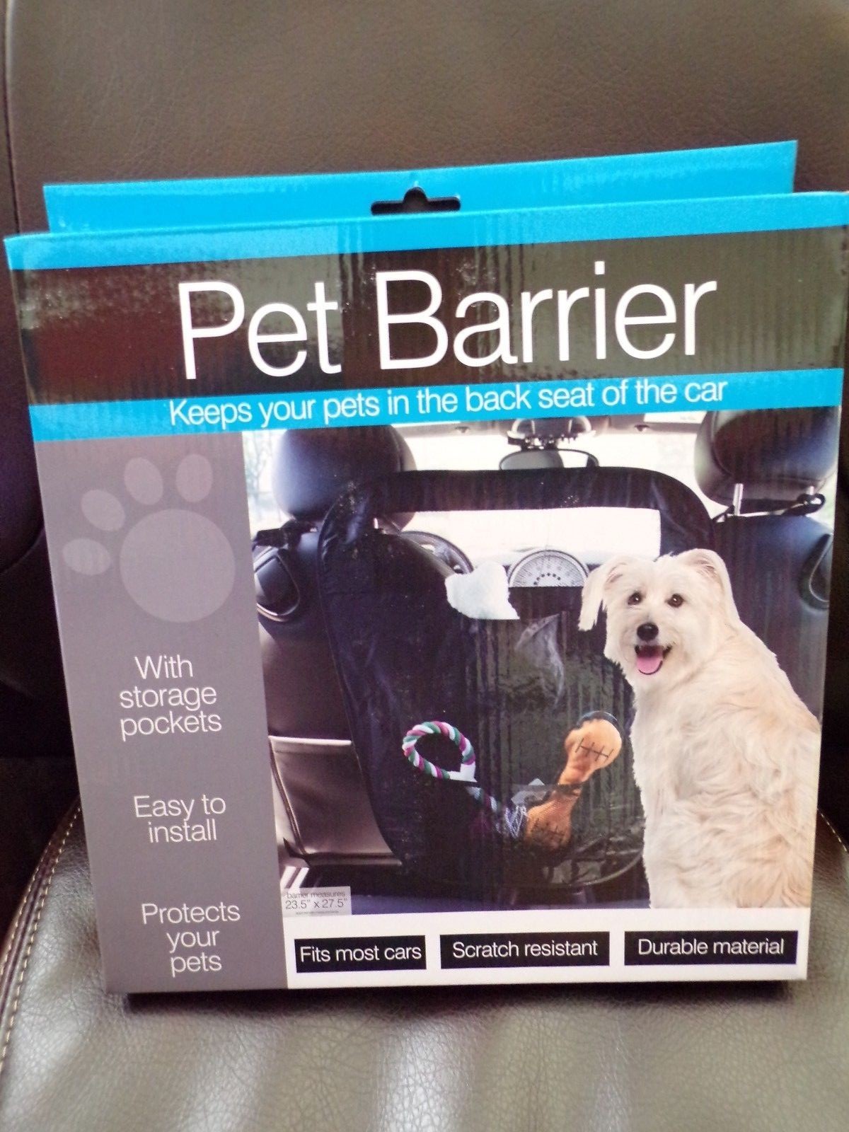 Pet Auto Barrier - Dog Block for Auto Seats (Adjustable)