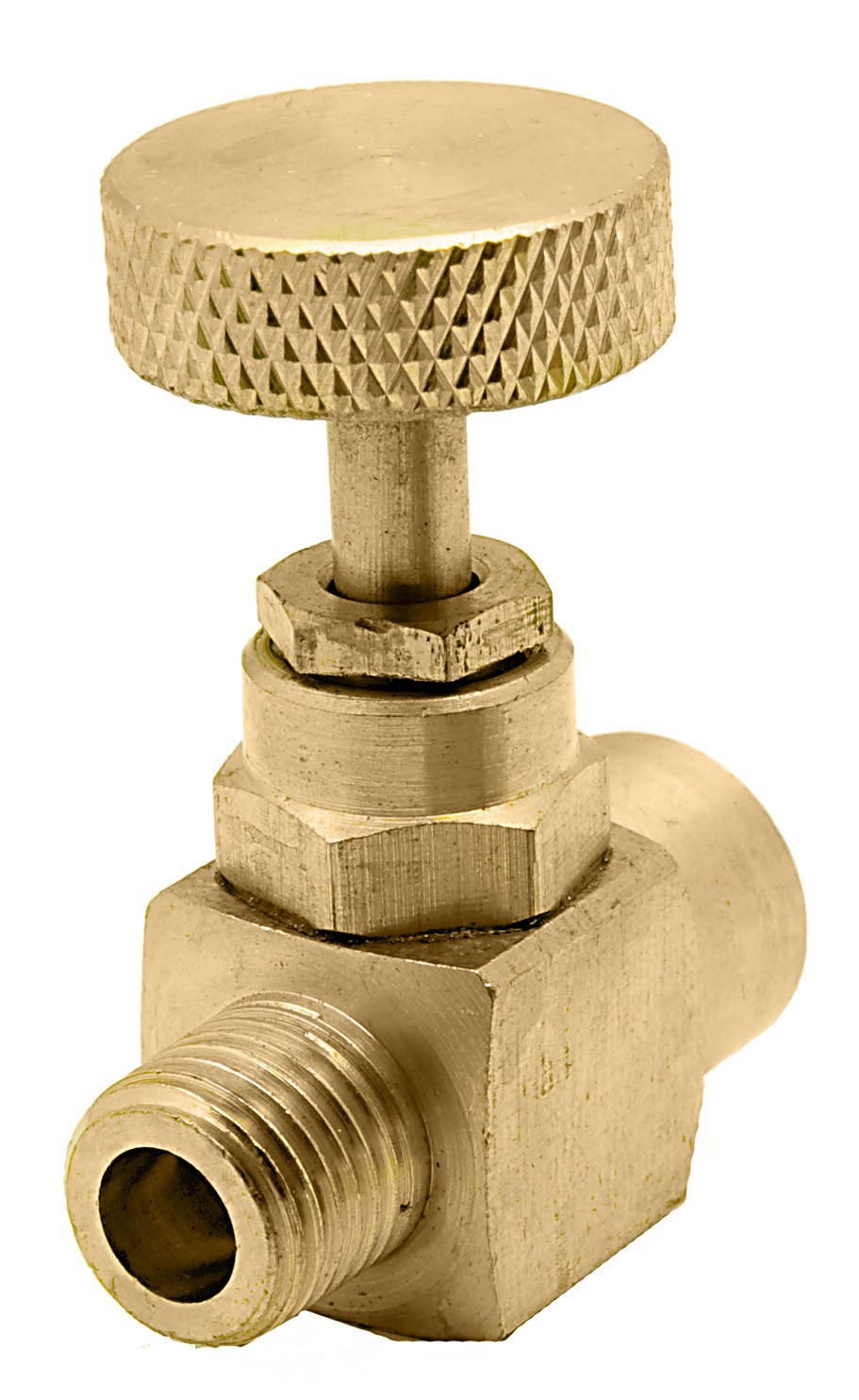 Brass Needle Valve - Male to Female - 600 PSI WOG