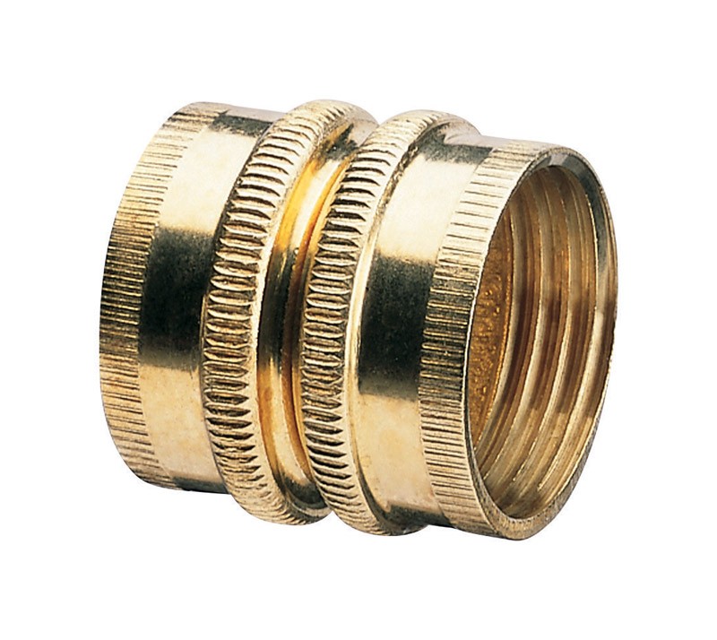 Gilmour Brass Swivel Double Female Connector - 3/4 Inch