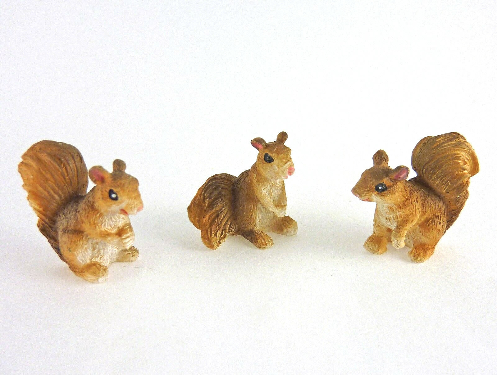 Miniature Squirrel Fairy Garden Set - 3 Pieces