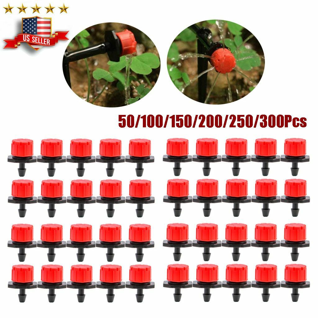 Irrigation Sprinkler Watering Drippers Emitter System - 1/4...