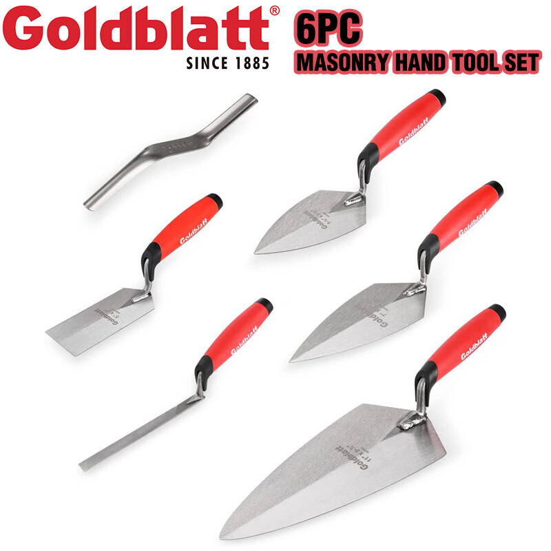 Goldblatt 6-Piece Masonry Hand Tool Set