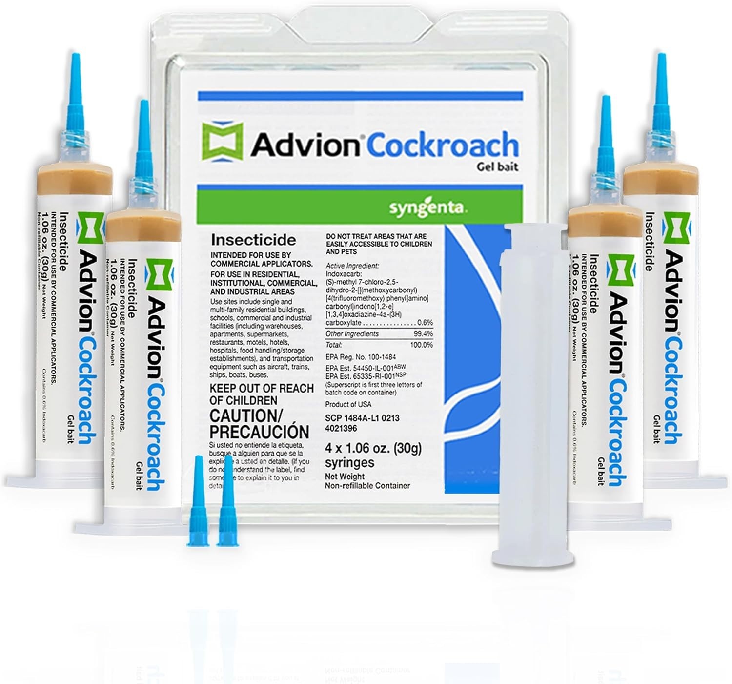Syngenta Advion Roach Killer Gel Bait Kit (Includes Plunger...