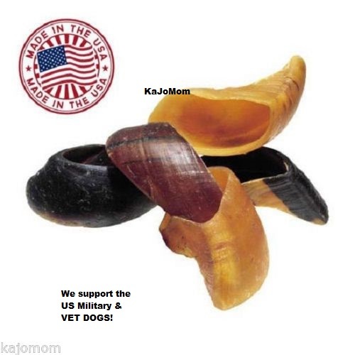 Beef Hooves, Natural, Dog Treats, Dental, USA Beef, Red Barn