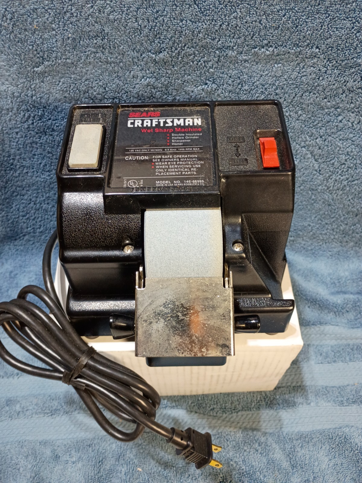 Sears Craftsman Wet Sharp Machine Model 146.66995 1200 RPM