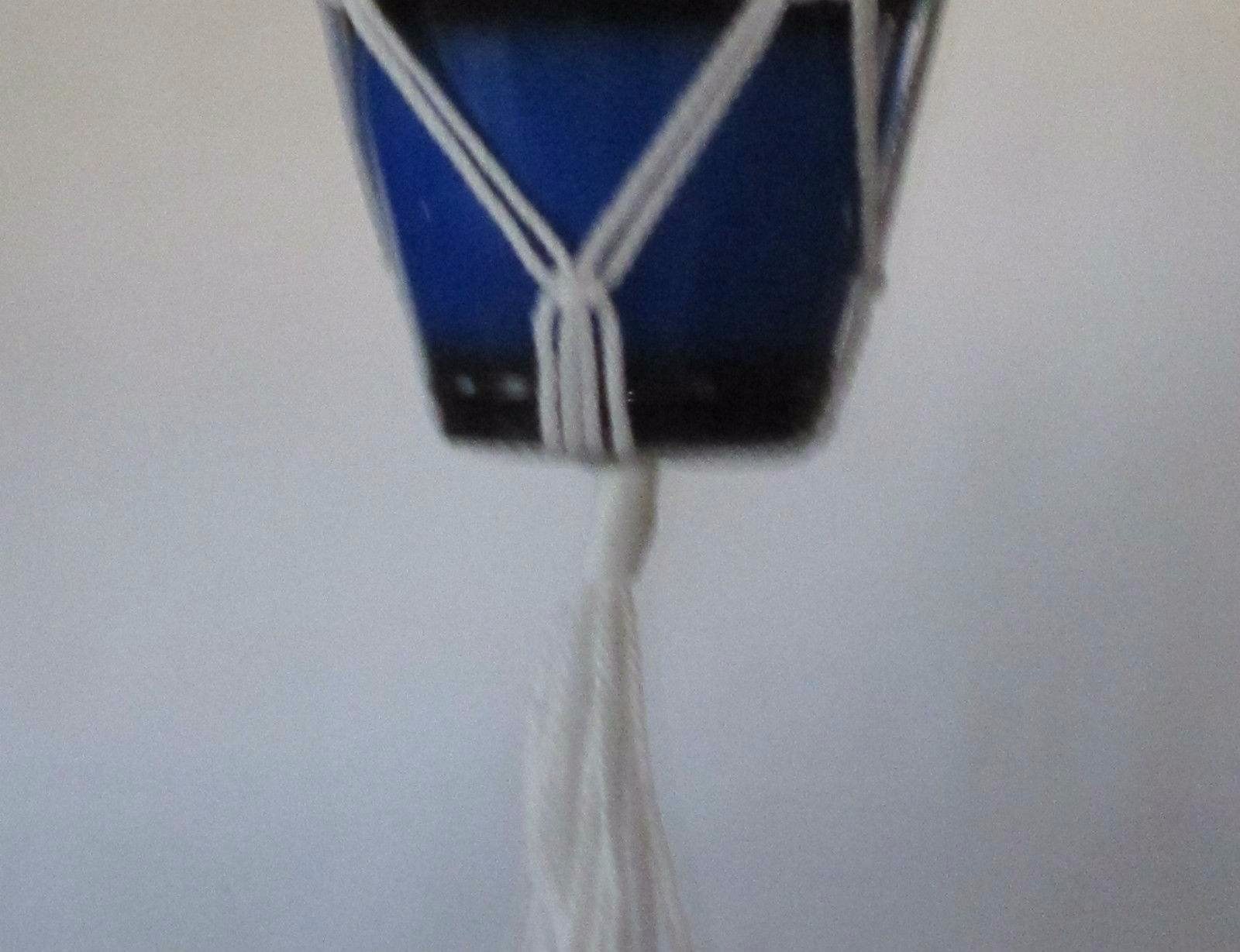 MACRAME Plant Hanger - Deluxe Style, Cranberry Cord Option A...