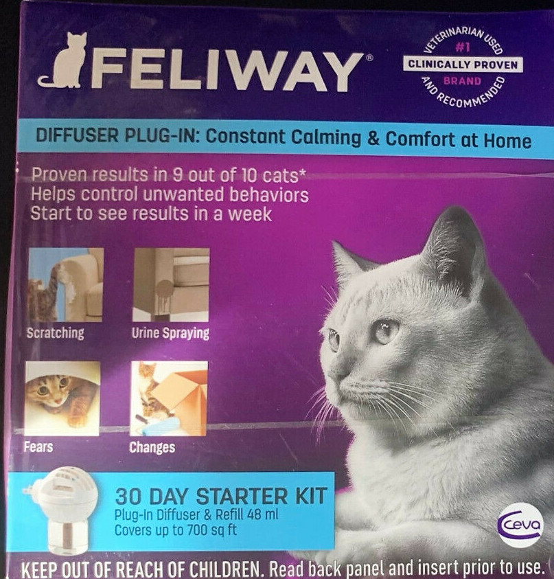 Feliway Classic 30 Day Starter Kit Diffuser + Refill