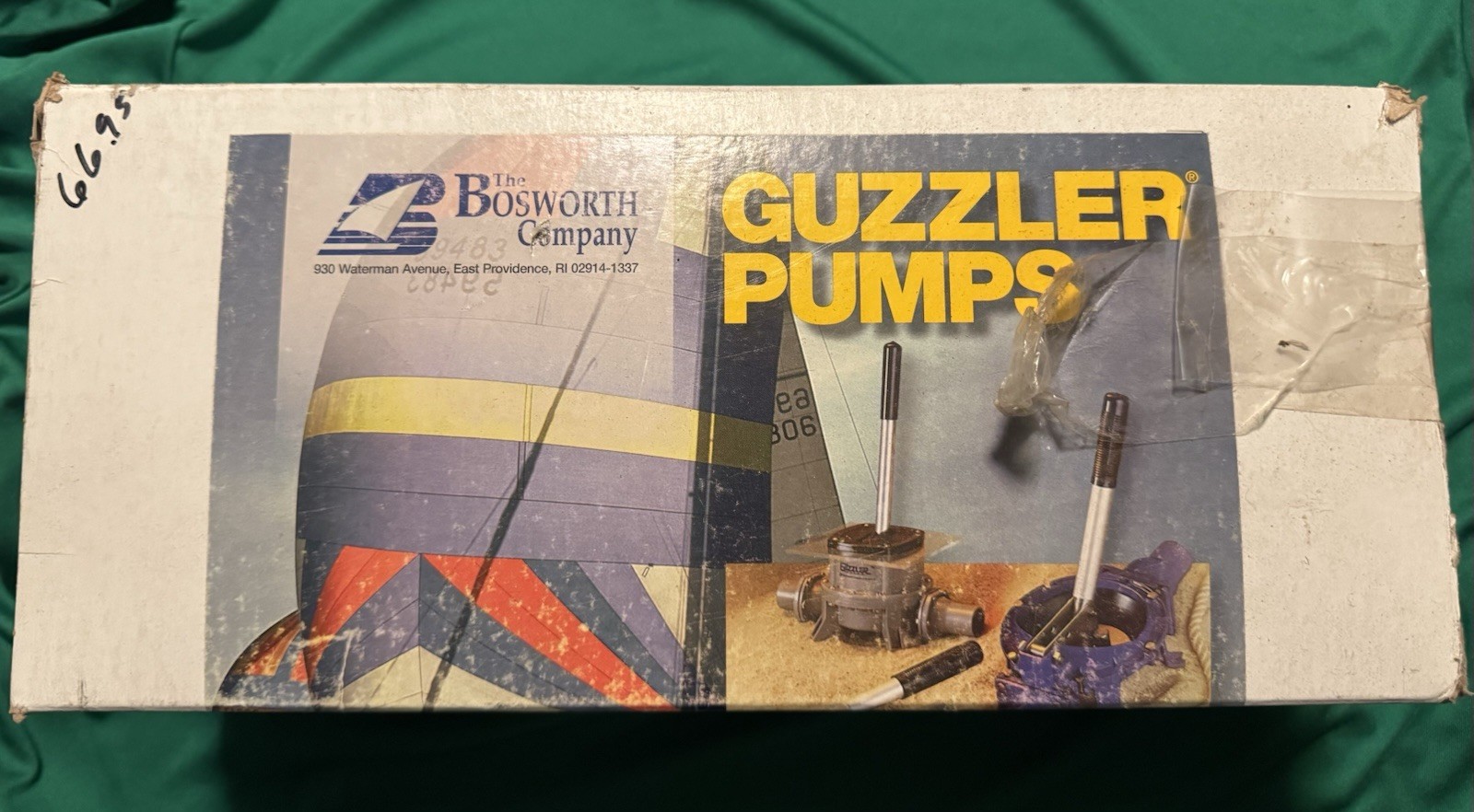 Bosworth Guzzler Pump 400-H Manual Hand Pump Boat Marine Kit