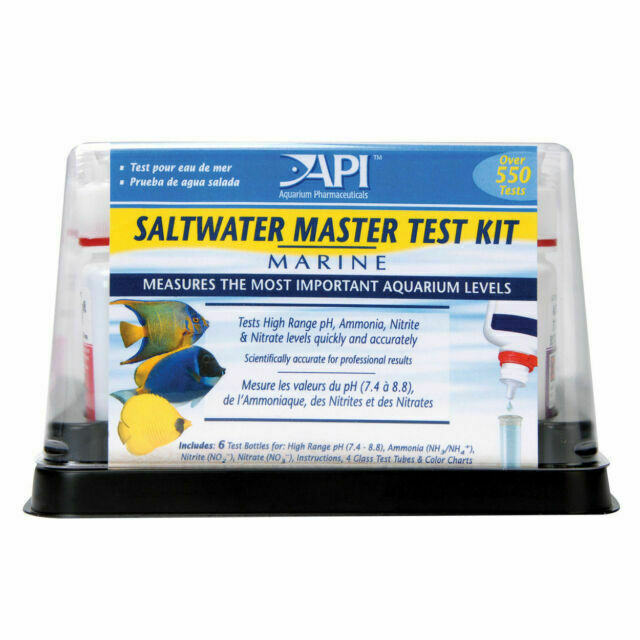 Saltwater Master Test Kit - pH, Ammonia, Nitrite, Nitrate Te...