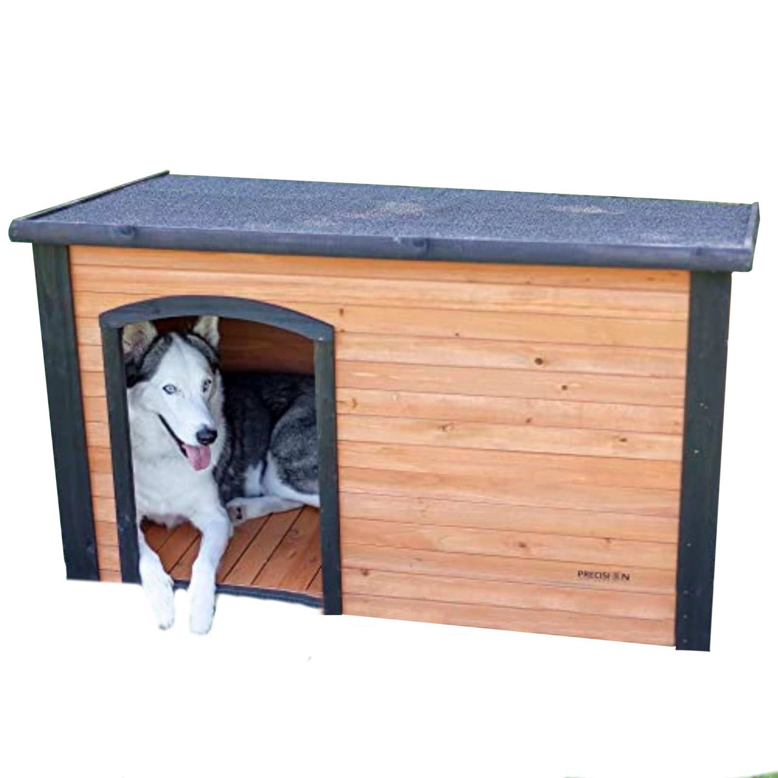 Precision Pet Products Extreme Outback Log Cabin Dog House,...
