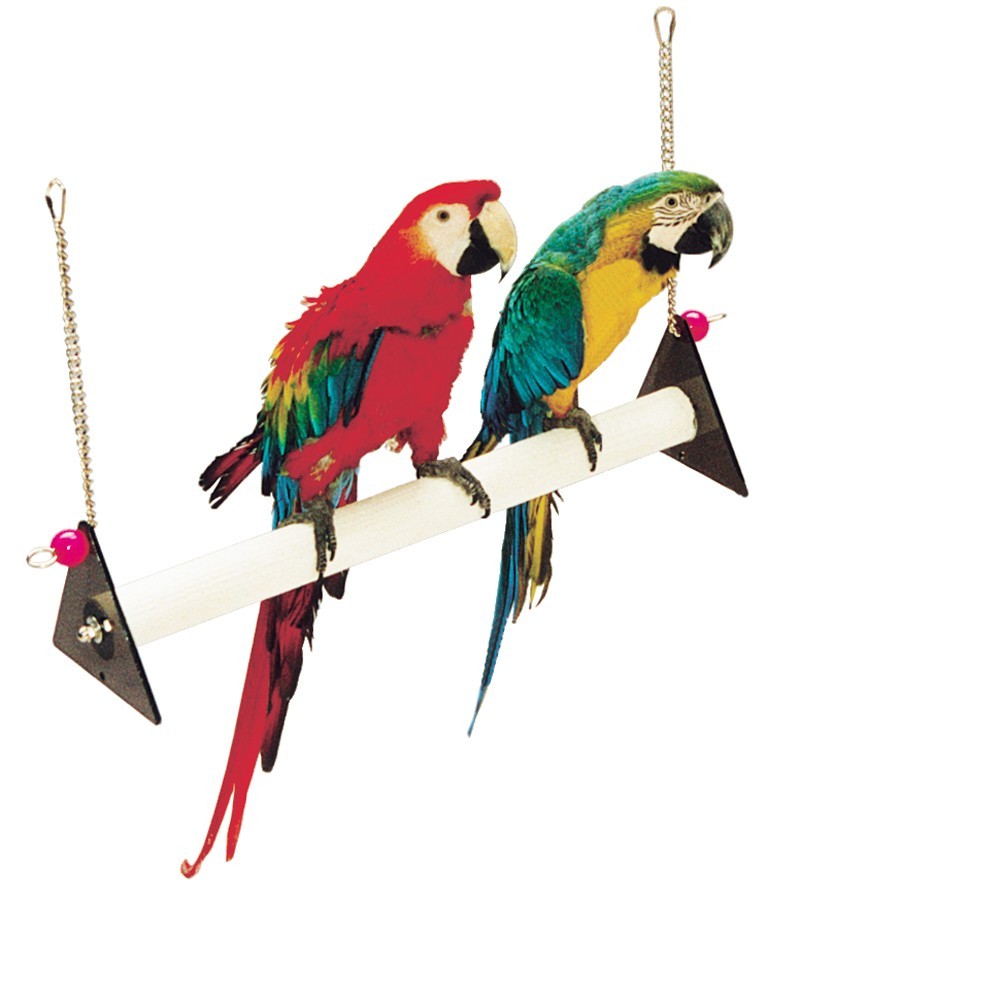Parrot Bird Swing 24" for Cage Aviary Indestructible Perch