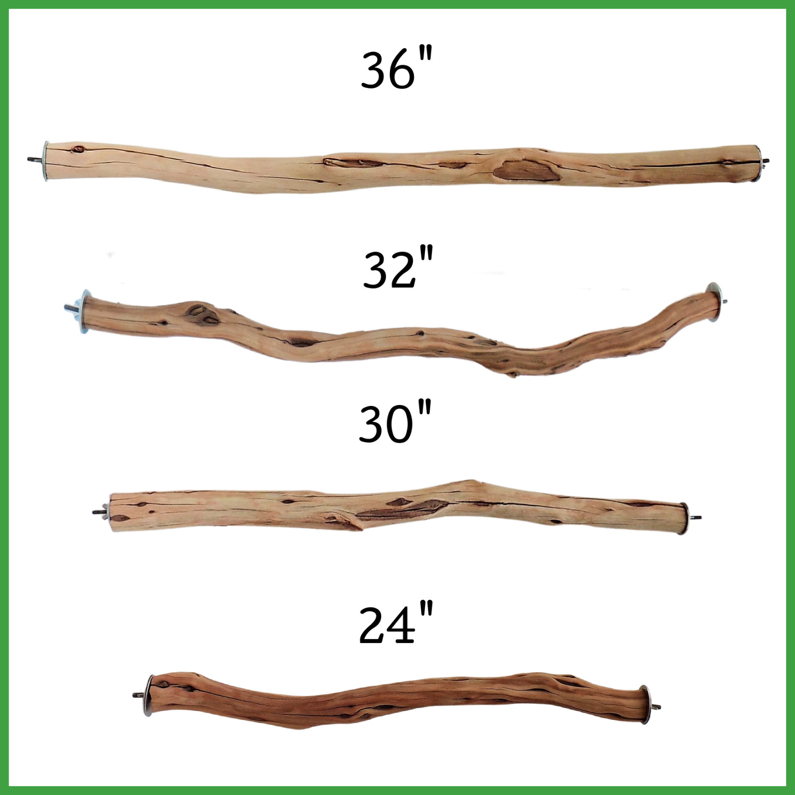 Manzanita Bird / Parrot Perches, Large