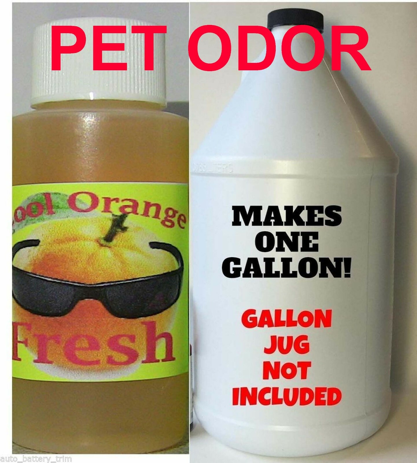 Pet Odor Eliminator Orange Concentrate Cat Urine Remover