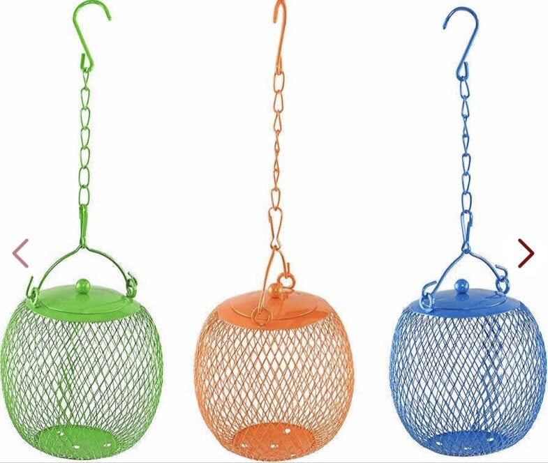 Bird Seed Feeder Hanging Balls, Set of 3