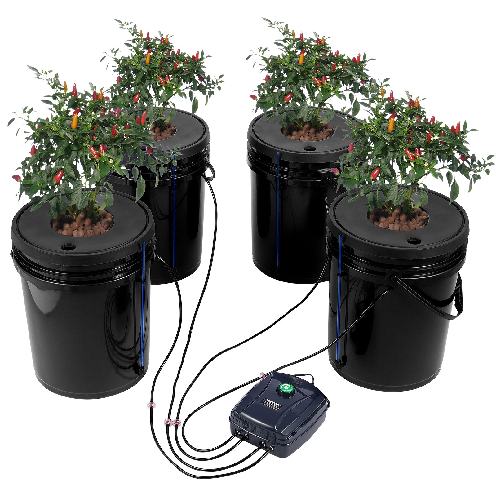 Hydroponics DWC Deep Water Culture System - 5 Gallon Bucket...